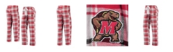 Concepts Sport Women's Red, Black Maryland Terrapins Accolade Flannel Pants